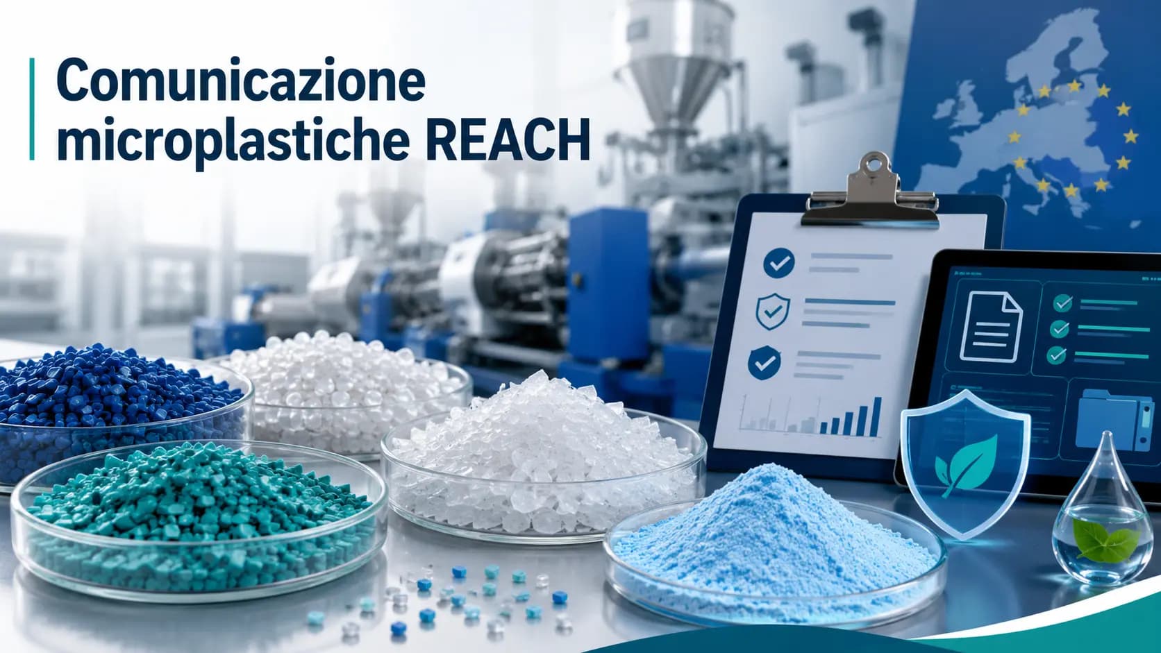 Pellet, scaglie e polveri di polimeri sintetici soggetti agli obblighi REACH sulle microplastiche