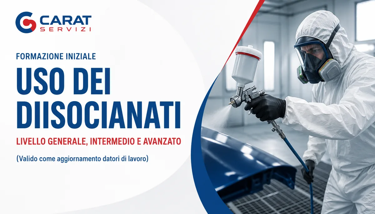 Formazione iniziale per l'uso dei diisocianati - Livello generale, intermedio e avanzato (Valido come aggiornamento datori di lavoro)