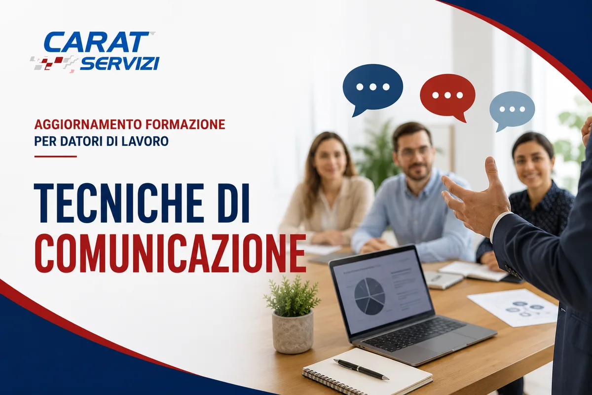 Aggiornamento formazione per datori di lavoro. Tecniche di comunicazione.