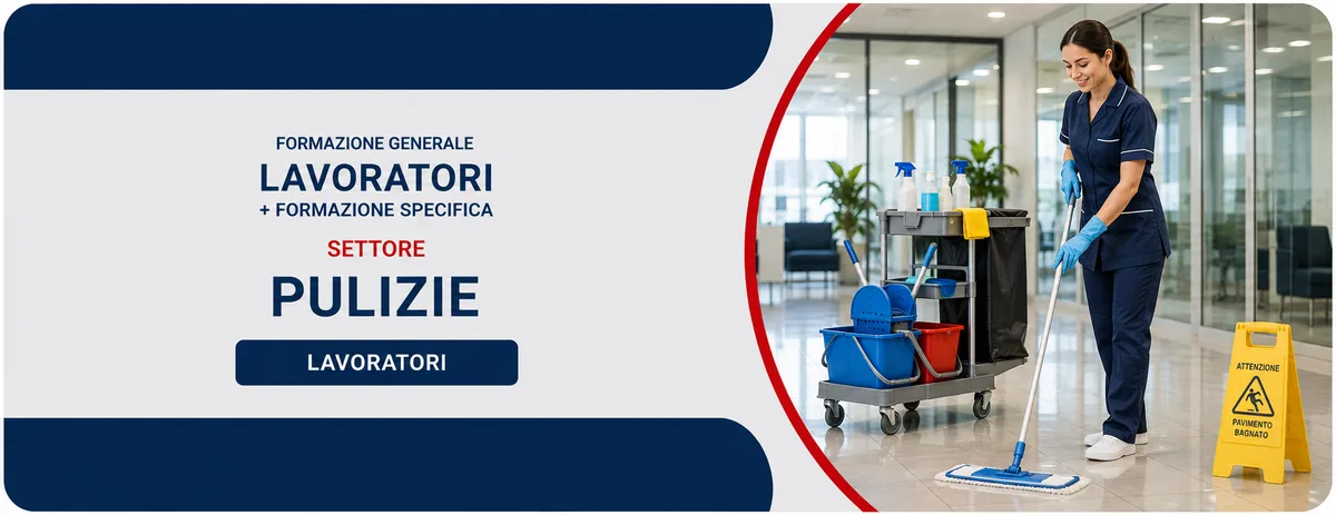 Formazione generale e specifica per lavoratori del settore pulizie
