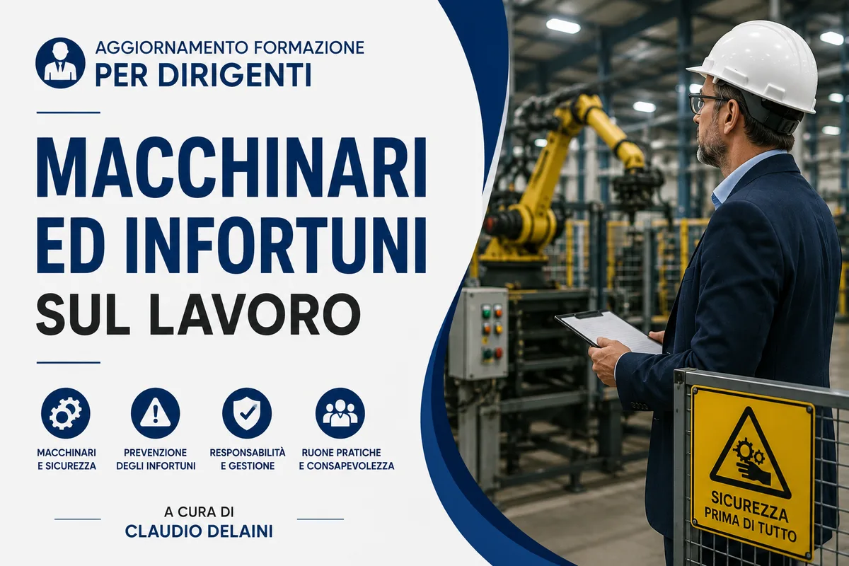 SAFETY TALKS a cura di Claudio Delaini: Aggiornamento per dirigenti. Atex e macchinari: quali specifiche chiedere.