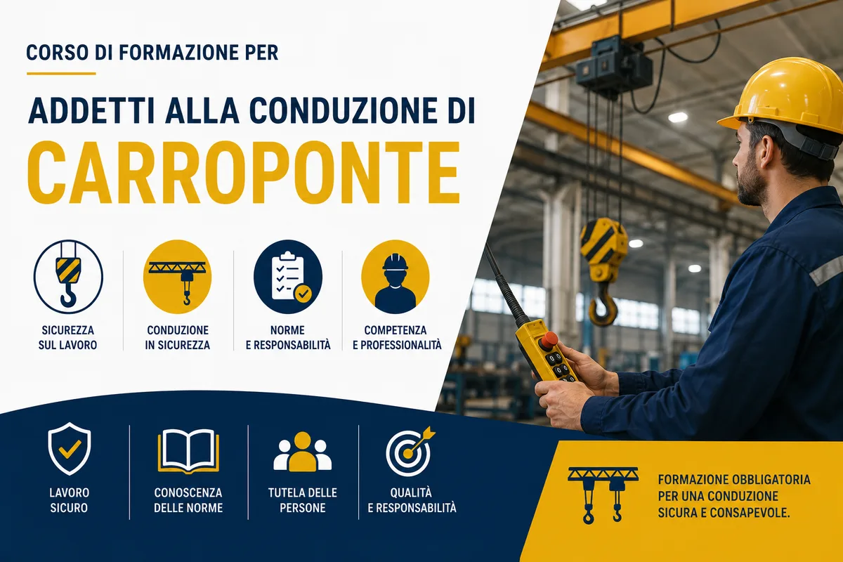 Corso di formazione per ADDETTI ALLA CONDUZIONE DI CARROPONTE