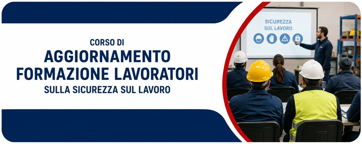 Corso di AGGIORNAMENTO Formazione Lavoratori sulla Sicurezza sul Lavoro