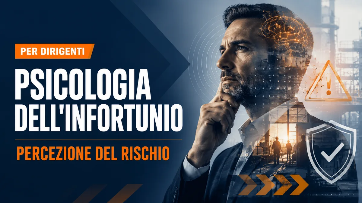 Aggiornamento formazione per dirigenti. La psicologia dell'infortunio e la percezione del rischio