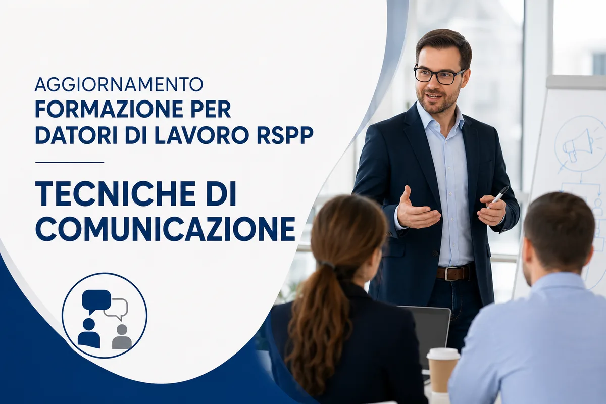 Aggiornamento formazione per datori di lavoro RSPP. Tecniche di comunicazione