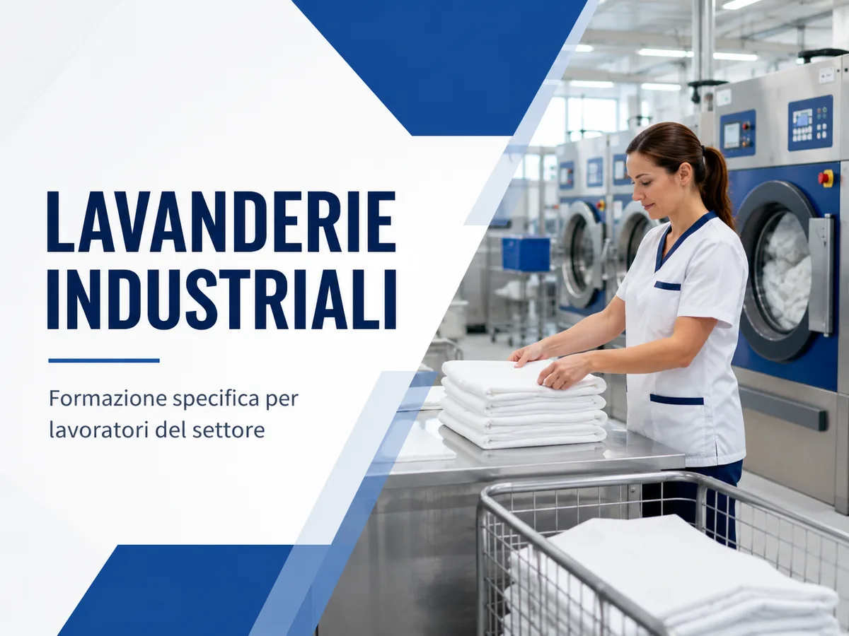 Formazione specifica per lavoratori del settore lavanderie industriali