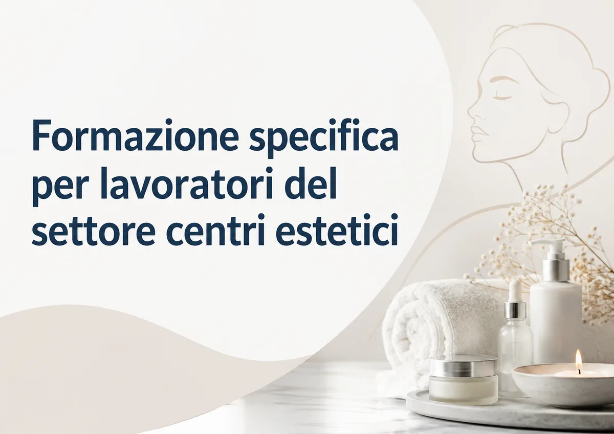 Formazione specifica per lavoratori del settore centri estetici